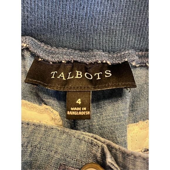 Talbots Blue Jean Capri size 4 (2580)￼ - Picture 4 of 5